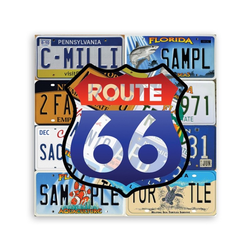 Leinwandbild - Mit Bildunterschriften - Farbig | Feeby