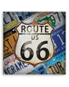 Route 66 Kolorowy - Obraz ścienny do sypialni | FEEBY