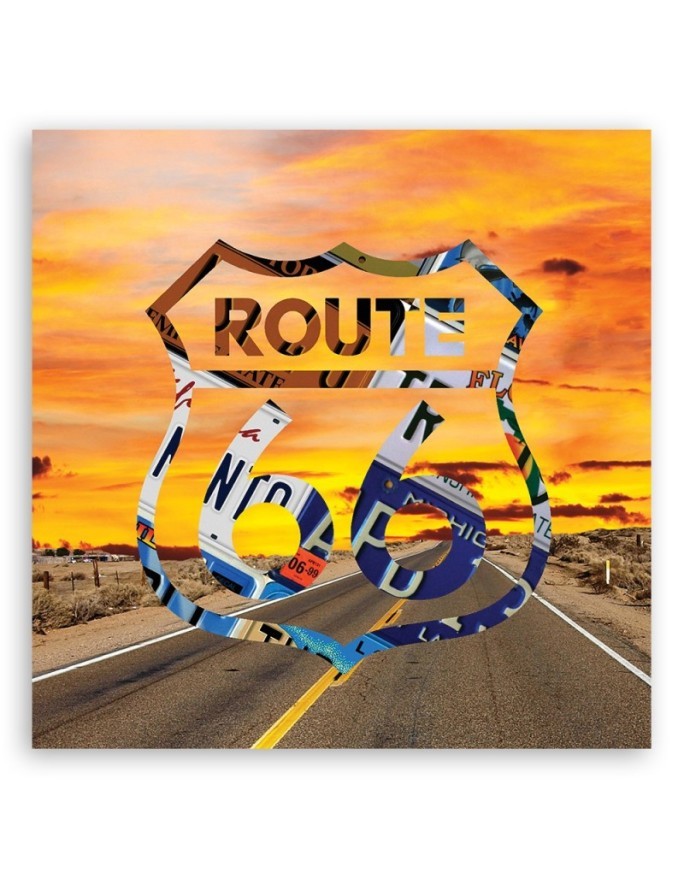 Route 66 Kolorowy - Obraz ścienny do sypialni | FEEBY