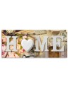 Napis Home w stylu vintage - Obraz dekoracyjny do salonu | FEEBY