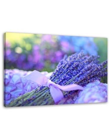 Lavender flower - Modern Canvas painting for living room | FEEBY