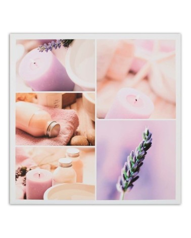 Bild auf Leinwand - Lila und rosa Collage | Feeby