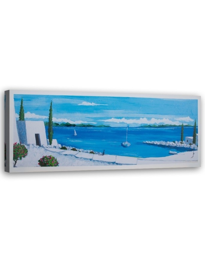 Modernes Wandbild - Schöne Aussicht auf die Bucht | Feeby