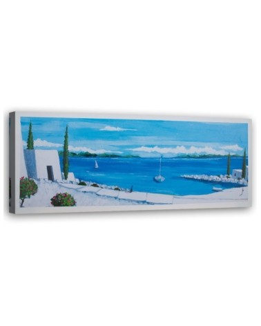 Beautiful view of the bay - Modern canvas painting for the living room | FEEBY