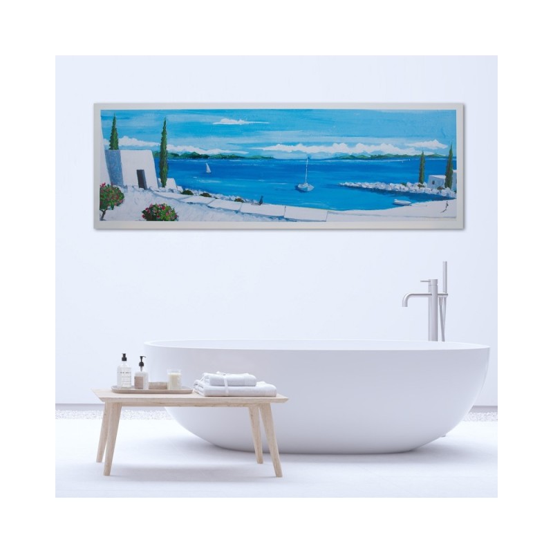 Modernes Wandbild - Schöne Aussicht auf die Bucht | Feeby