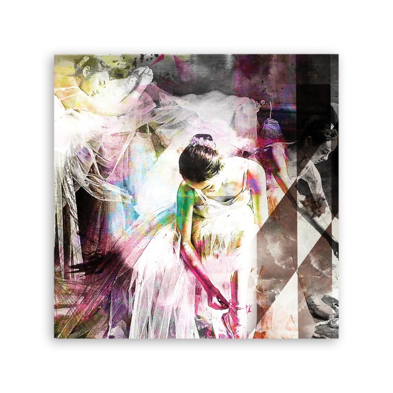 Wandbild für Wohnzimmer - Menschen - Rosa | Feeby