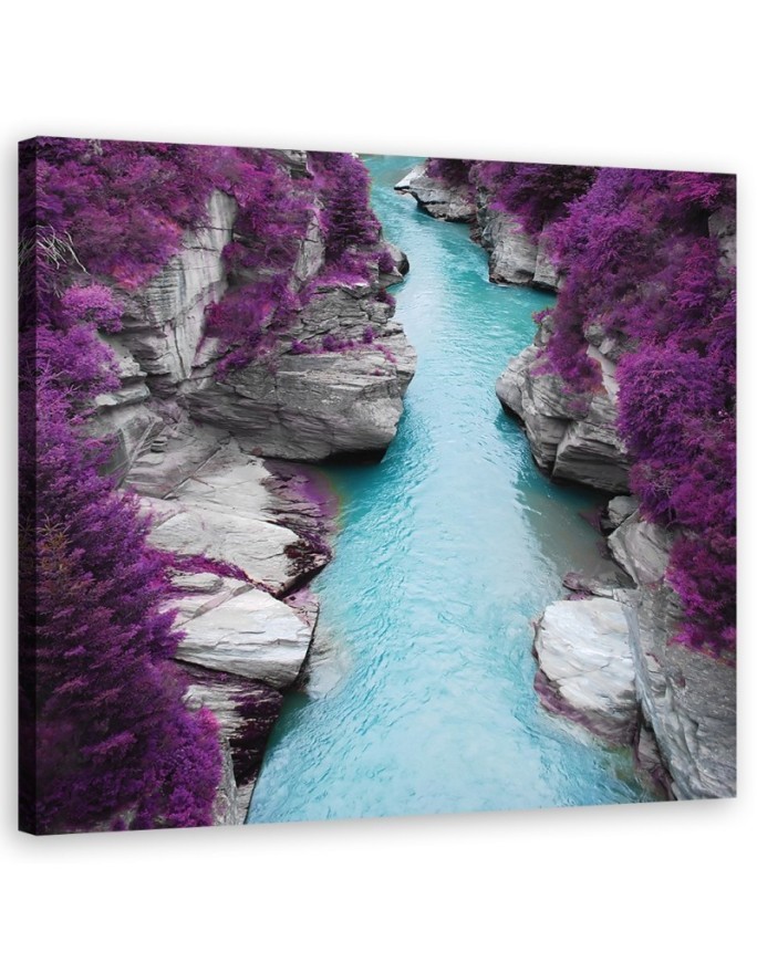 Bild auf Leinwand - Landschaften - Lila | Feeby