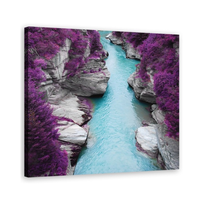 Bild auf Leinwand - Landschaften - Lila | Feeby