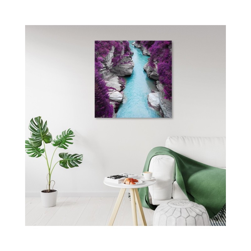 Bild auf Leinwand - Landschaften - Lila | Feeby