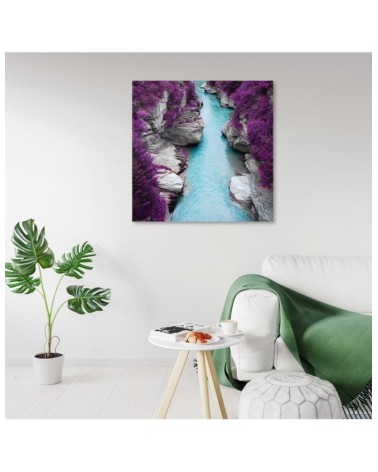 Bild auf Leinwand - Landschaften - Lila | Feeby