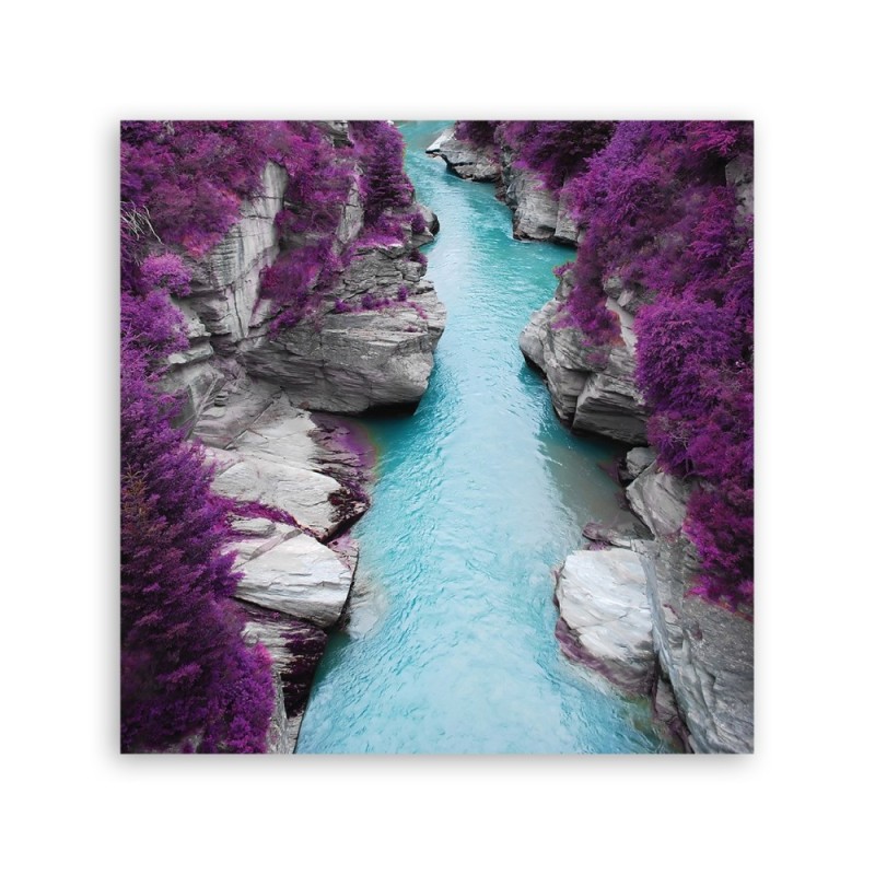 Bild auf Leinwand - Landschaften - Lila | Feeby