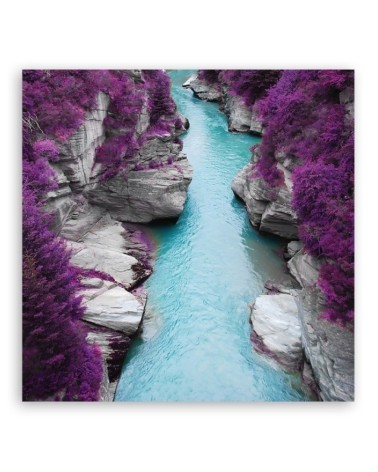 Bild auf Leinwand - Landschaften - Lila | Feeby