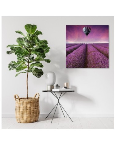 Dekoratives Leinwandbild - Landschaften - Lila | Feeby
