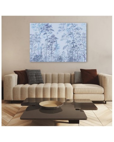 Modernes Wandbild - Hohe dünne Bäume | Feeby