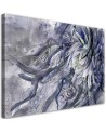 Lotus flower nature - Canvas wall painting | FEEBY