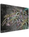 Kwiaty Irysy na wietrze - Obraz na ścianę canvas | FEEBY