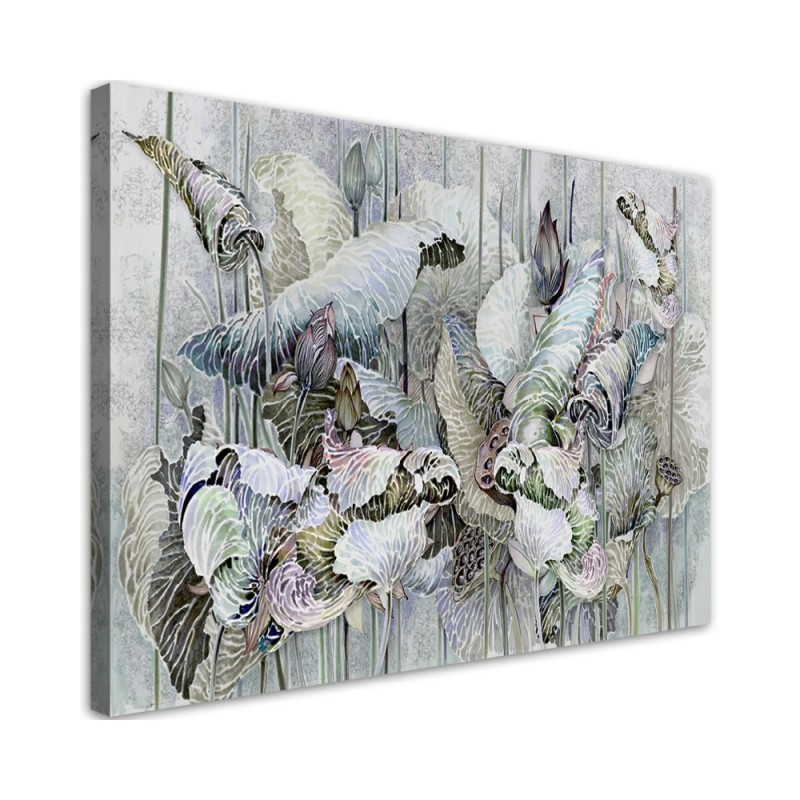 Kwiaty lotosu - Obraz na ścianę canvas | FEEBY