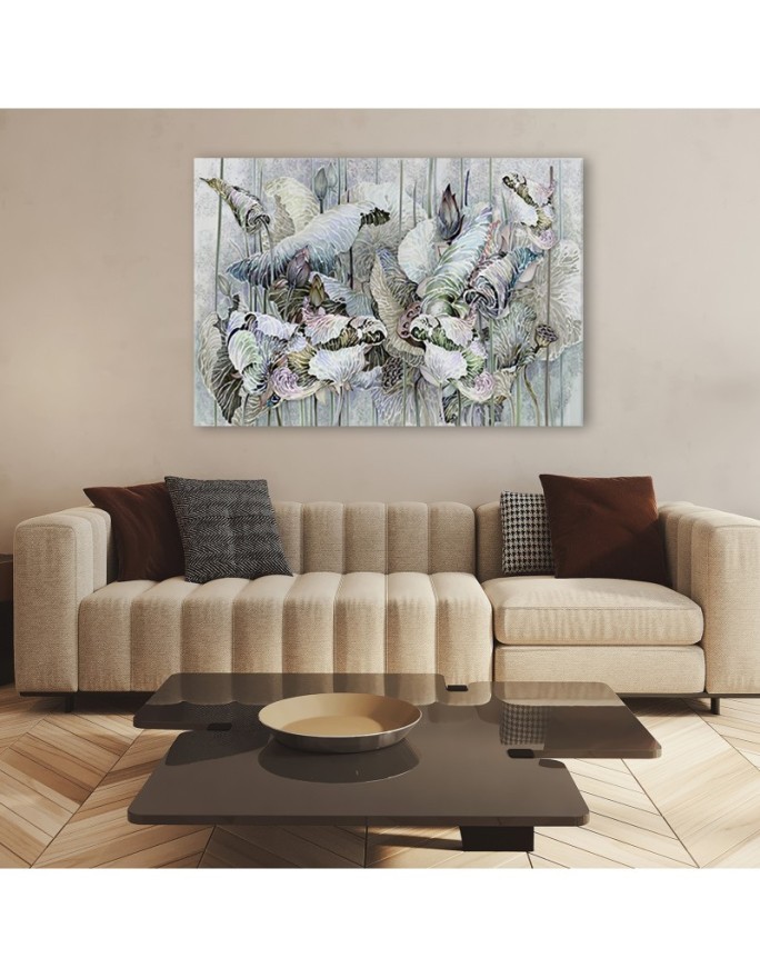 Kwiaty lotosu - Obraz na ścianę canvas | FEEBY