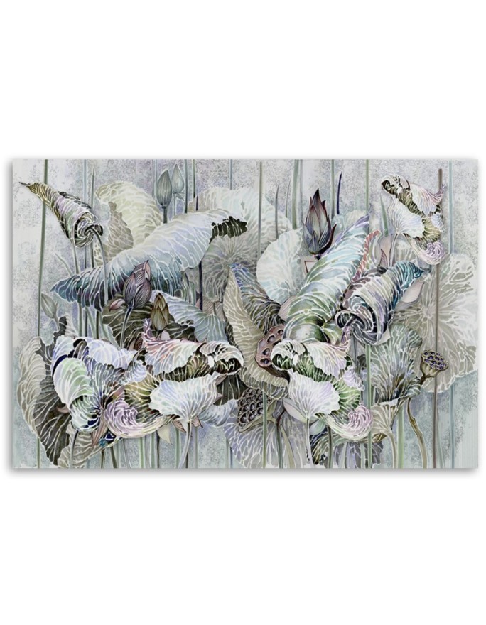 Kwiaty lotosu - Obraz na ścianę canvas | FEEBY