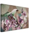 Kwiat lotosu wachlarze - Obraz na ścianę canvas | FEEBY
