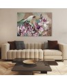 Kwiat lotosu wachlarze - Obraz na ścianę canvas | FEEBY