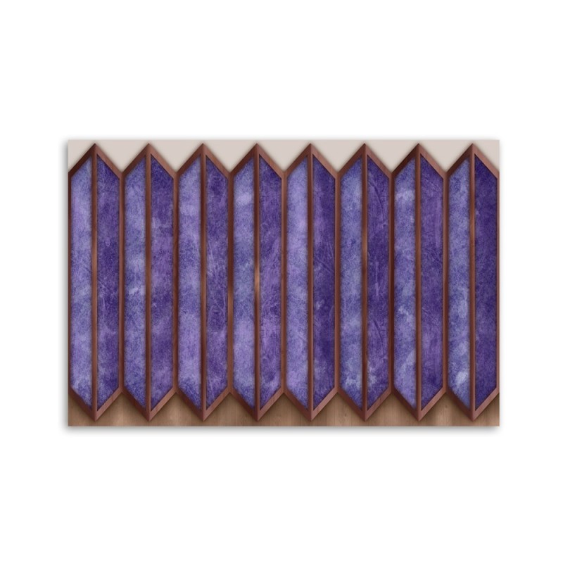 Leinwandbild modern - Buntes 3D -Fenster | Feeby