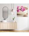 Różowe orchidee w naczyniu - Nowoczesny obraz do salonu | FEEBY