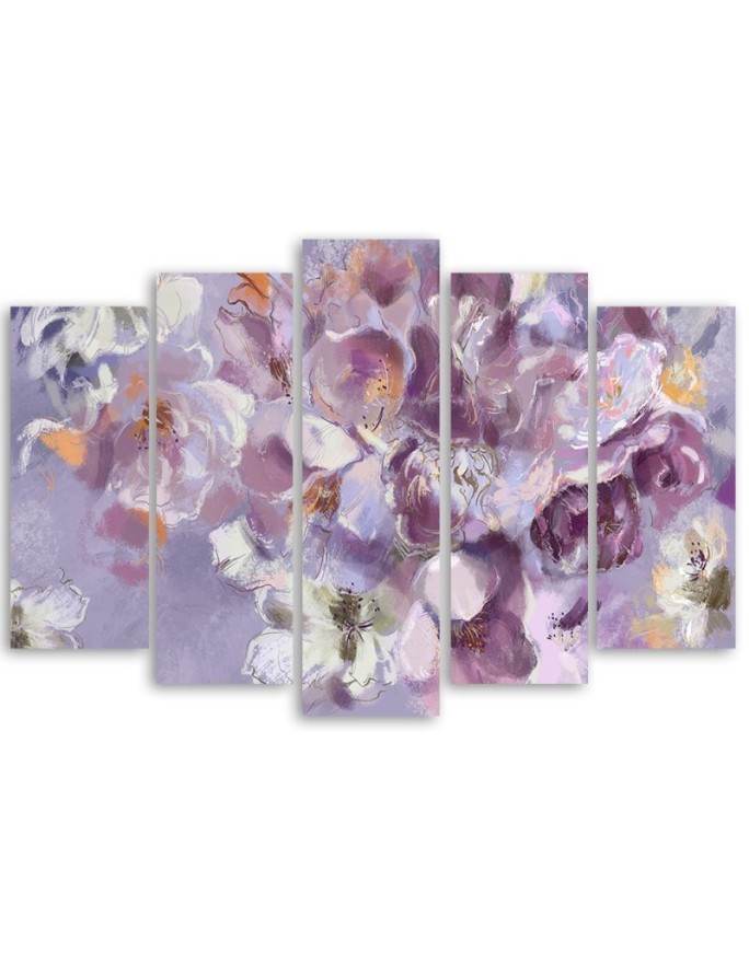 Iris flower - Painting for the living room | FEEBY