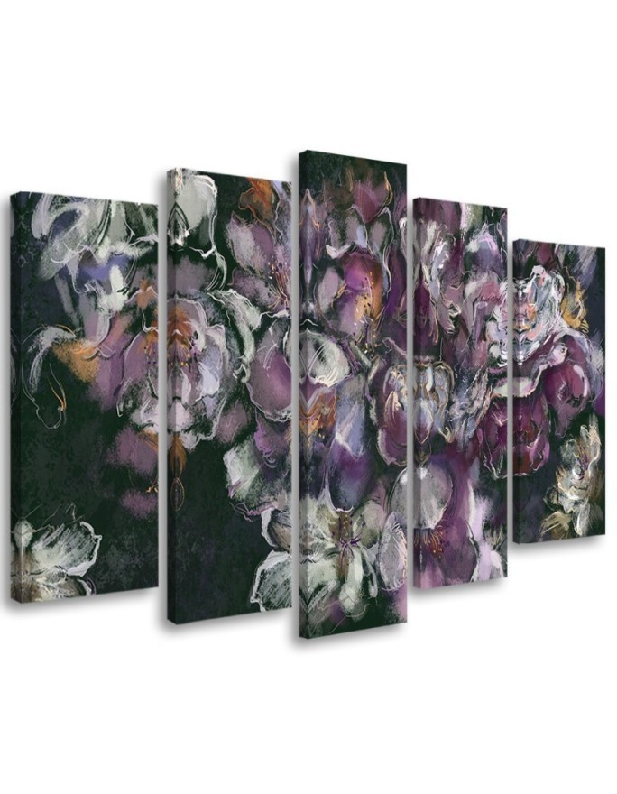 Iris flower - Multipart canvas print | FEEBY