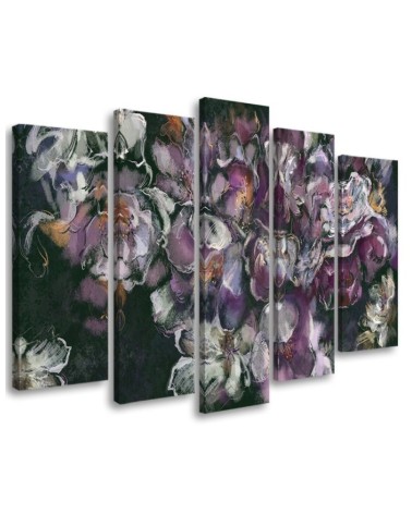Iris flower - Multipart canvas print | FEEBY