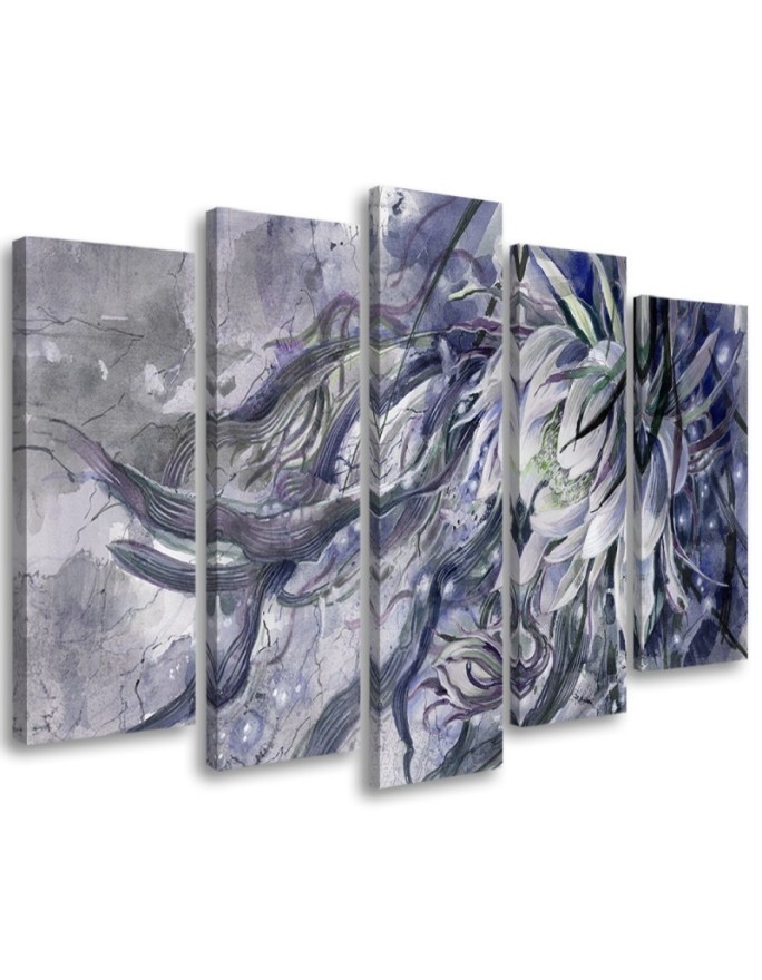 Modernes Wandbild - Blume der Königin der Nacht | Feeby