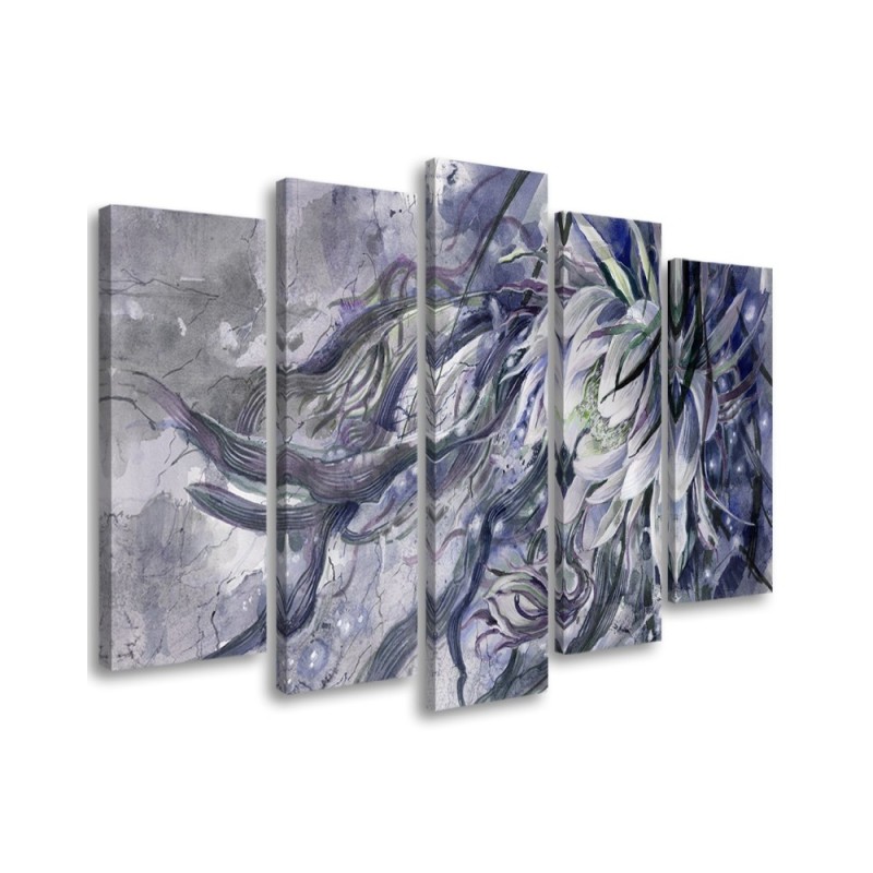 Modernes Wandbild - Blume der Königin der Nacht | Feeby