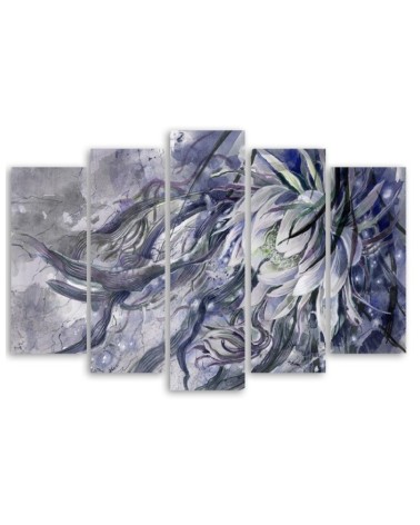 Modernes Wandbild - Blume der Königin der Nacht | Feeby