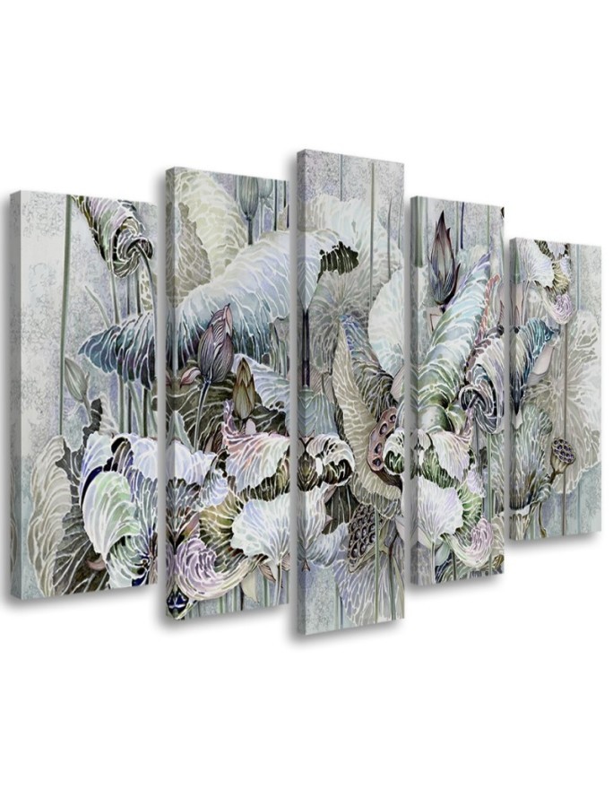Modernes Wandbild - Saint Lotos Blumen | Feeby