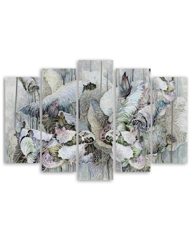 Modernes Wandbild - Saint Lotos Blumen | Feeby