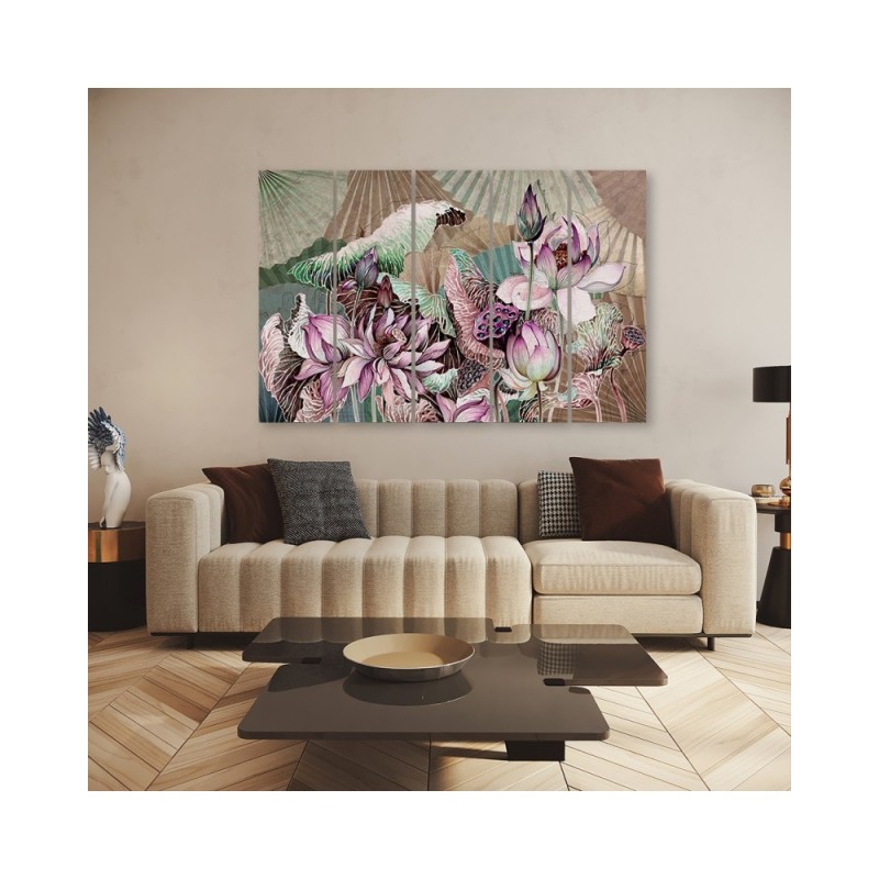 Bild auf Leinwand - Heilige Lotos und Fanter | Feeby