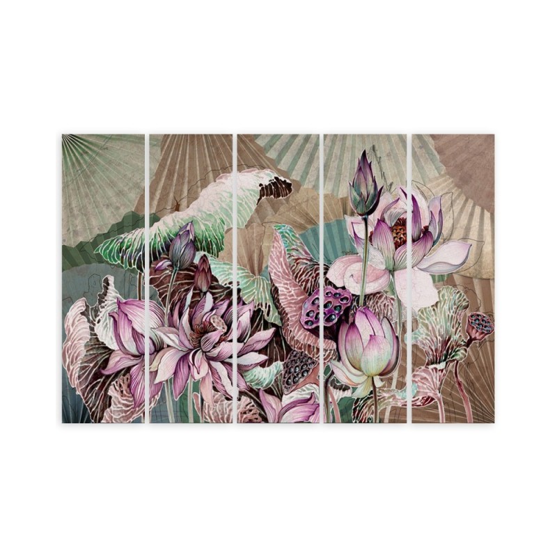 Bild auf Leinwand - Heilige Lotos und Fanter | Feeby