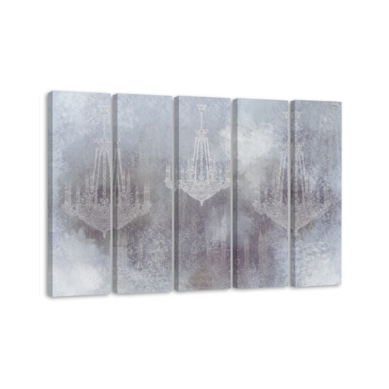 Chandelier - 3D Canvas painting for living room | FEEBY