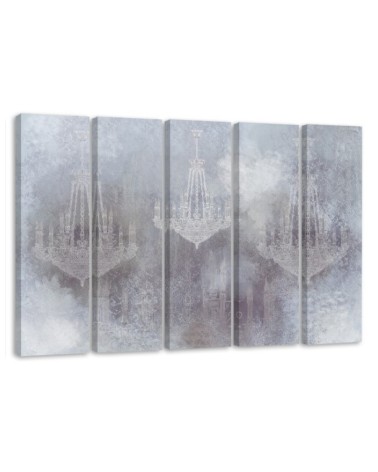 Chandelier - 3D Canvas painting for living room | FEEBY