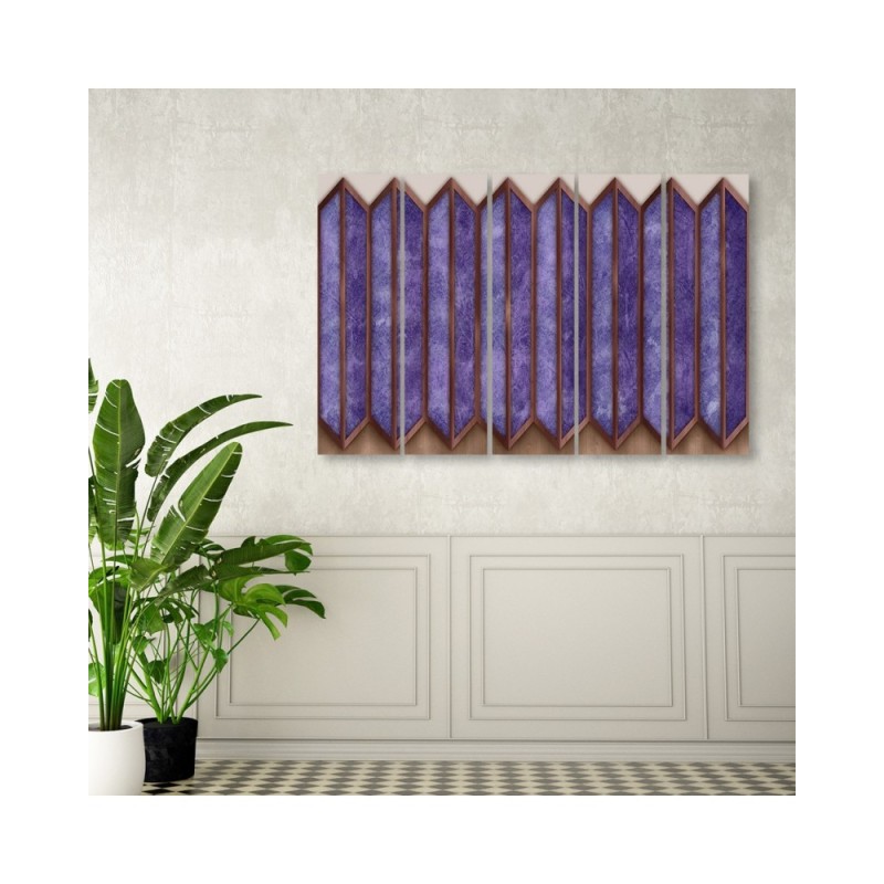 Modernes Wandbild - Buntes 3D -Fenster | Feeby