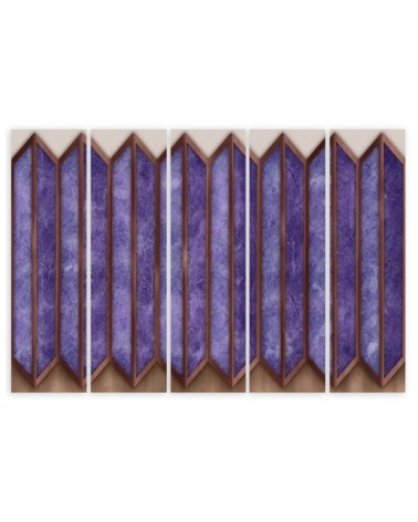 Modernes Wandbild - Buntes 3D -Fenster | Feeby