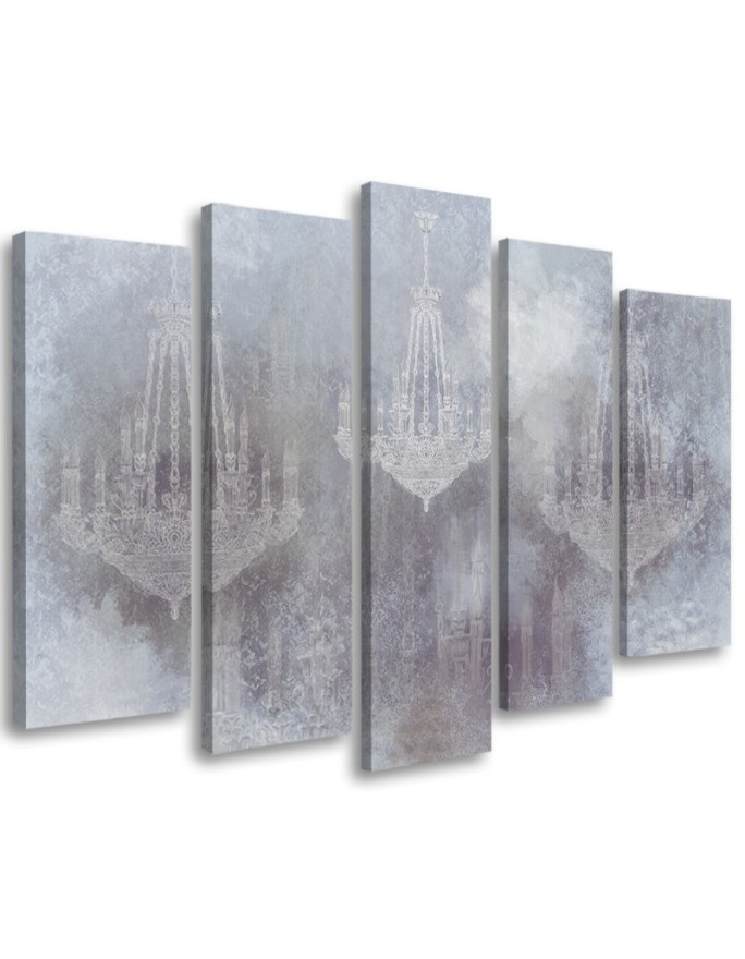 Wandbild für Wohnzimmer - Kronleuchter | Feeby