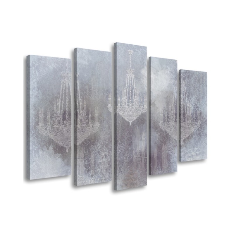 Wandbild für Wohnzimmer - Kronleuchter | Feeby