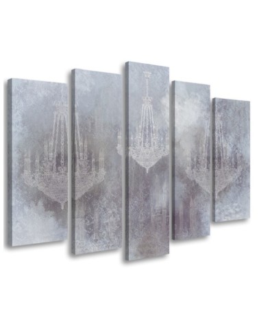 Wandbild für Wohnzimmer - Kronleuchter | Feeby