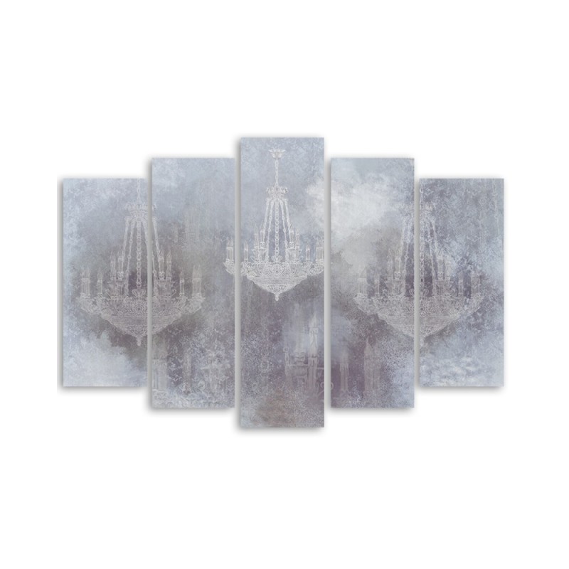 Wandbild für Wohnzimmer - Kronleuchter | Feeby