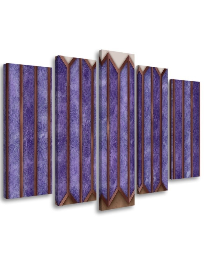 Leinwandbild - Buntes 3D -Fenster | Feeby