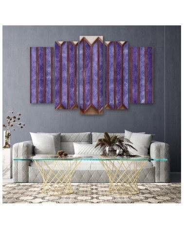 Leinwandbild - Buntes 3D -Fenster | Feeby