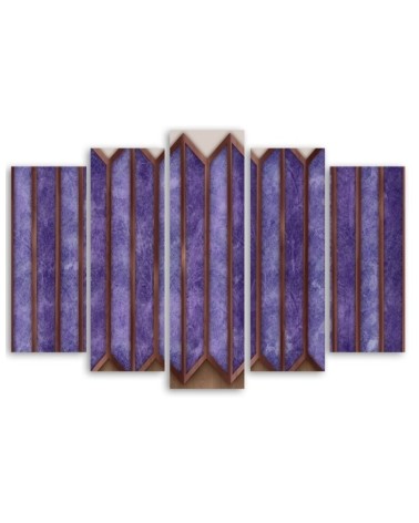 Leinwandbild - Buntes 3D -Fenster | Feeby