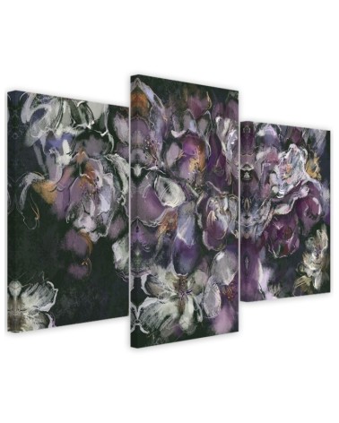 Iris flower - Canvas Painting for the bedroom | FEEBY