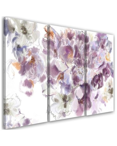 Iris flower - Canvas print for the living room | FEEBY